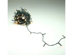 LED-Lichterkette 140 LEDs Warmweiß in Kunststoffbox Grünes Kabel 15,42 m
