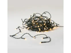 LED-Lichterkette 120 LEDs Warmweiß Grünes Kabel 12 m