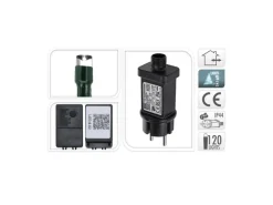 LED-Lichterkette 120 LEDs Warmweiß Grünes Kabel 12 m