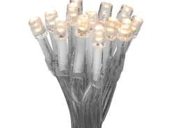 LED-Lichterkette 40 warmweiße LEDs Transparentes Kabel 322 cm