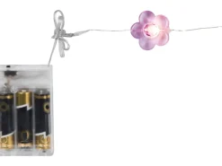 LED-Lichterkette Blume Bunt Batteriebetrieben