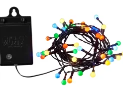 LED-Lichterkette Globes 40 bunte LEDs für innen und außen