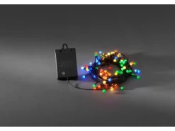 LED-Lichterkette Globes 80 bunte LEDs für innen und außen