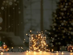 LED-Lichterkette Outdoor 700 LEDs Warmweiß 17 m