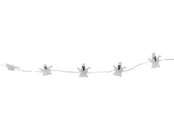 LED-Lichterkette Silberdraht 20 LEDs 4 Designs warmweißes Licht