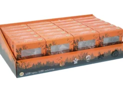 LED-Lichterkette Silberdraht 20 LEDs 4 Designs warmweißes Licht