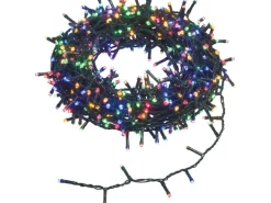 LED-Lichterkette Warmweiß Mehrfarbig 24 m