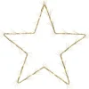 LED-Metallstern 40 cm Gold