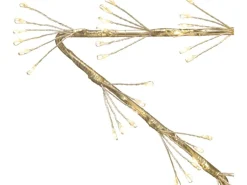 LED-Metallstern 40 cm Gold