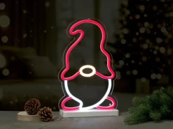 LED-Neonlicht Wichtel 21 cm x 33 cm Multicolor 180 LEDs