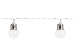 LED-Party-Lichterkette 30 Glühbirnen Transparent