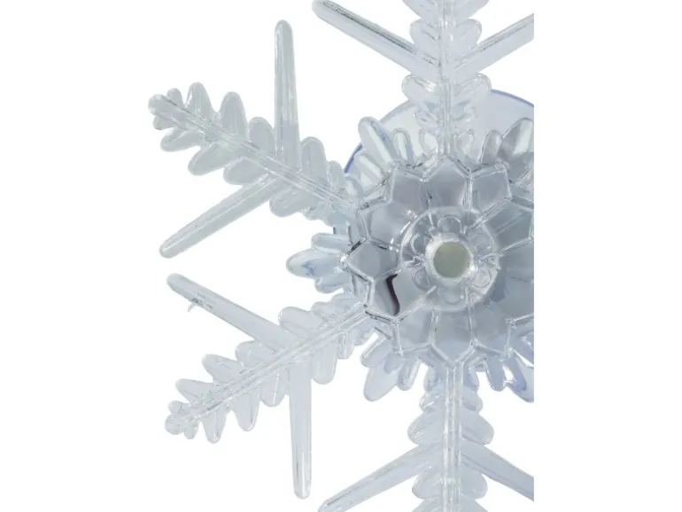 LED-Schneeflocke 1 LED Mehrfarbig 4 Designs