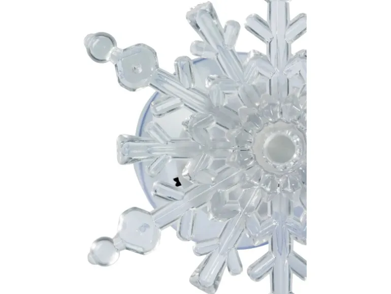 LED-Schneeflocke 1 LED Mehrfarbig 4 Designs