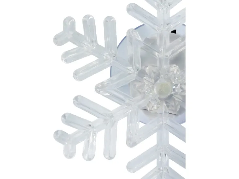 LED-Schneeflocke 1 LED Mehrfarbig 4 Designs