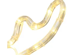 LED-Silhouetten-Figur Rentier mit Schlitten Transparent