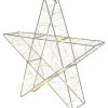 LED-Silhouetten-Figur Stern 40 cm Silber