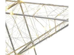 LED-Silhouetten-Figur Stern 40 cm Silber