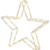 LED-Silhouetten-Figur Stern 31 cm Transparent