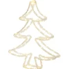LED-Silhouetten-Figur Tannenbaum 34 cm Transparent