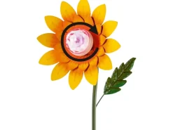 LED-Solarblume Platani Gelb