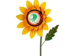 LED-Solarblume Platani Gelb