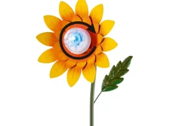 LED-Solarblume Platani Gelb