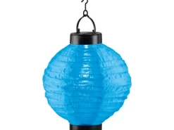 LED-Solarleuchte Lampion Blau