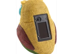 LED-Solarleuchte Orune Eule Grün-Gelb