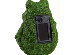 LED-Solarleuchte Orune Frosch Grün-Weiß