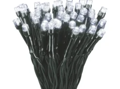 LED-Solar-Lichterkette Kaltweiß 100 LEDs