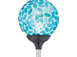 LED-Solarspieß Cori Mosaik Blau