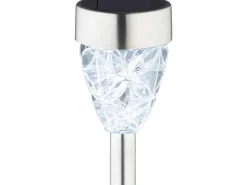 LED-Solarspieß Palizzi Weiß