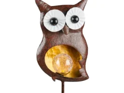 LED-Solarspieß Rosty Eule