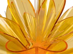 LED-Solarspieß Vallermosa mit gelber Dekoblume