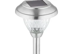 LED-Solarspieß Villore Edelstahl