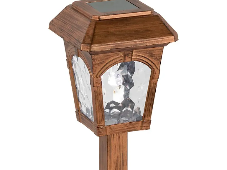 LED-Solarspieß Vintage Kupfer