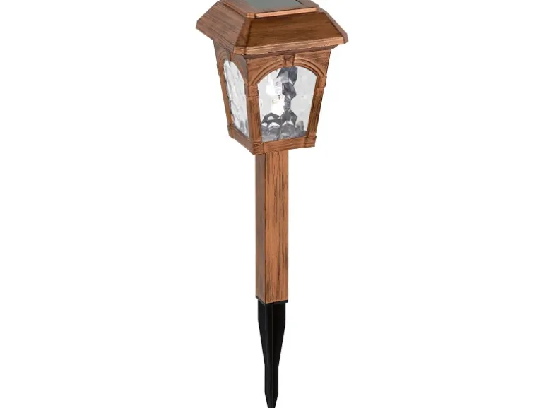 LED-Solarspieß Vintage Kupfer
