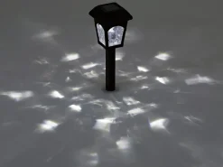 LED-Solarspieß Vintage Schwarz