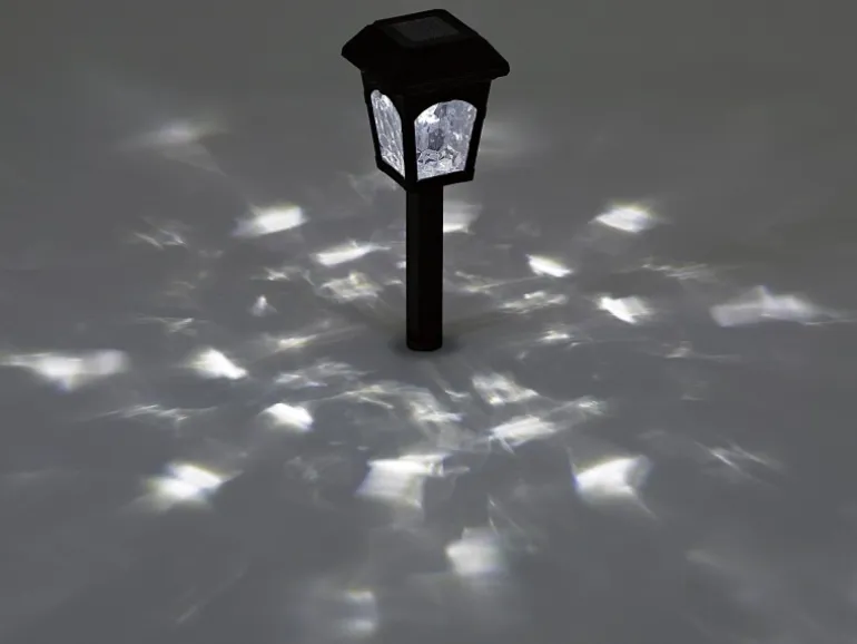 LED-Solarspieß Vintage Schwarz