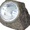 LED-Solarstein Grau