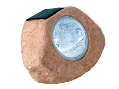 LED-Solarstein Varallo 3er-Set Braun
