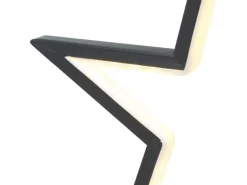 LED-Stern 32,5 cm x 34,5 cm x 7 cm Schwarz