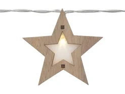 LED-Sternenlichterkette 10 LEDs Warmweiß 1,35 m