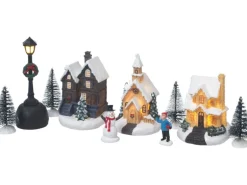 LED-Weihnachtsdorf Winter 28 cm x 5,6 cm x 11,5 cm