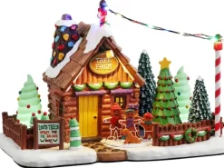 Lemax Weihnachtsdekoration Lou's Tree Farm 14,5 cm x 20,7 cm x 11,5 cm