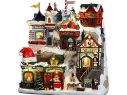 Lemax Weihnachtsdekoration Santa's Village 26 cm x 26 cm x 9,5 cm
