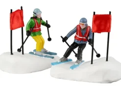 Lemax Weihnachtsfiguren Slalom Stars 2er-Set