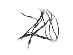 Lex 10er Batterie-Lichterkette Weihnachtsdeko Kaltweiß Beleuchtung Partylichterkette