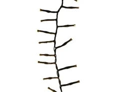 Lex 1200er Cluster LED Lichterkette Außen & Innen 8 Lichteffekte Deko IP44 Warmweiß