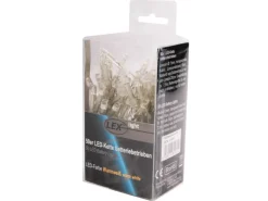 Lex 50er LED Lichterkette Batteriekette Weihnachten Beleuchtung Warmweiß Deko